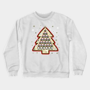 Christmas Penguin Pyramid Crewneck Sweatshirt